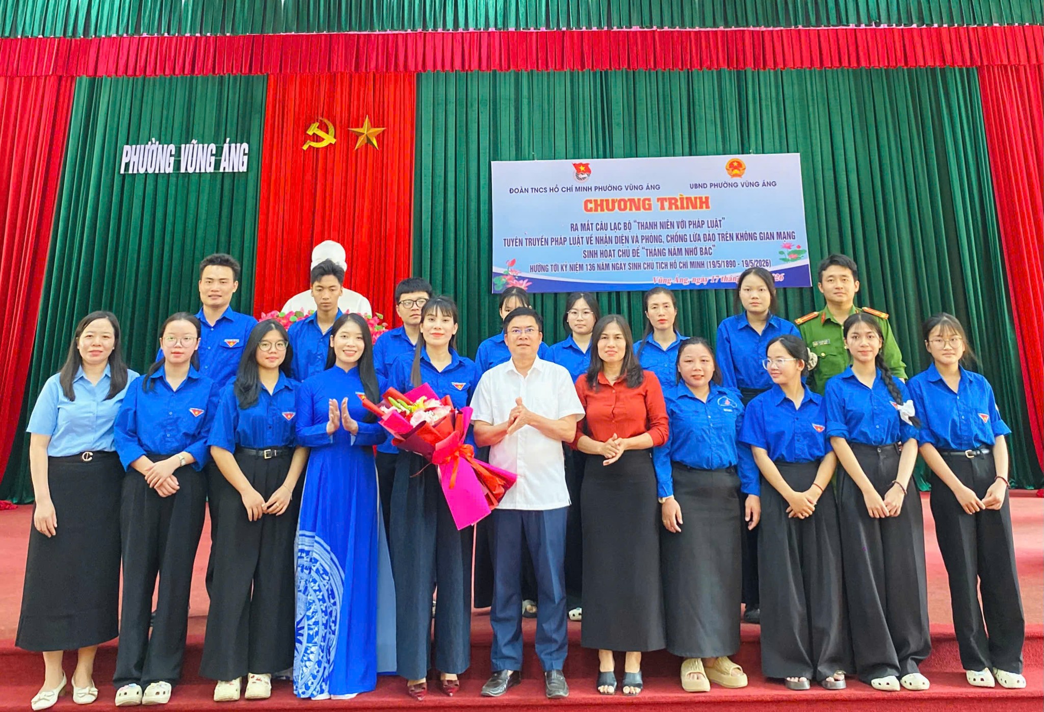 ĐOÀN PHƯỜNG VŨNG ÁNG RA MẮT CÂU LẠC BỘ "THANH NIÊN VỚI PHÁP LUẬT".
