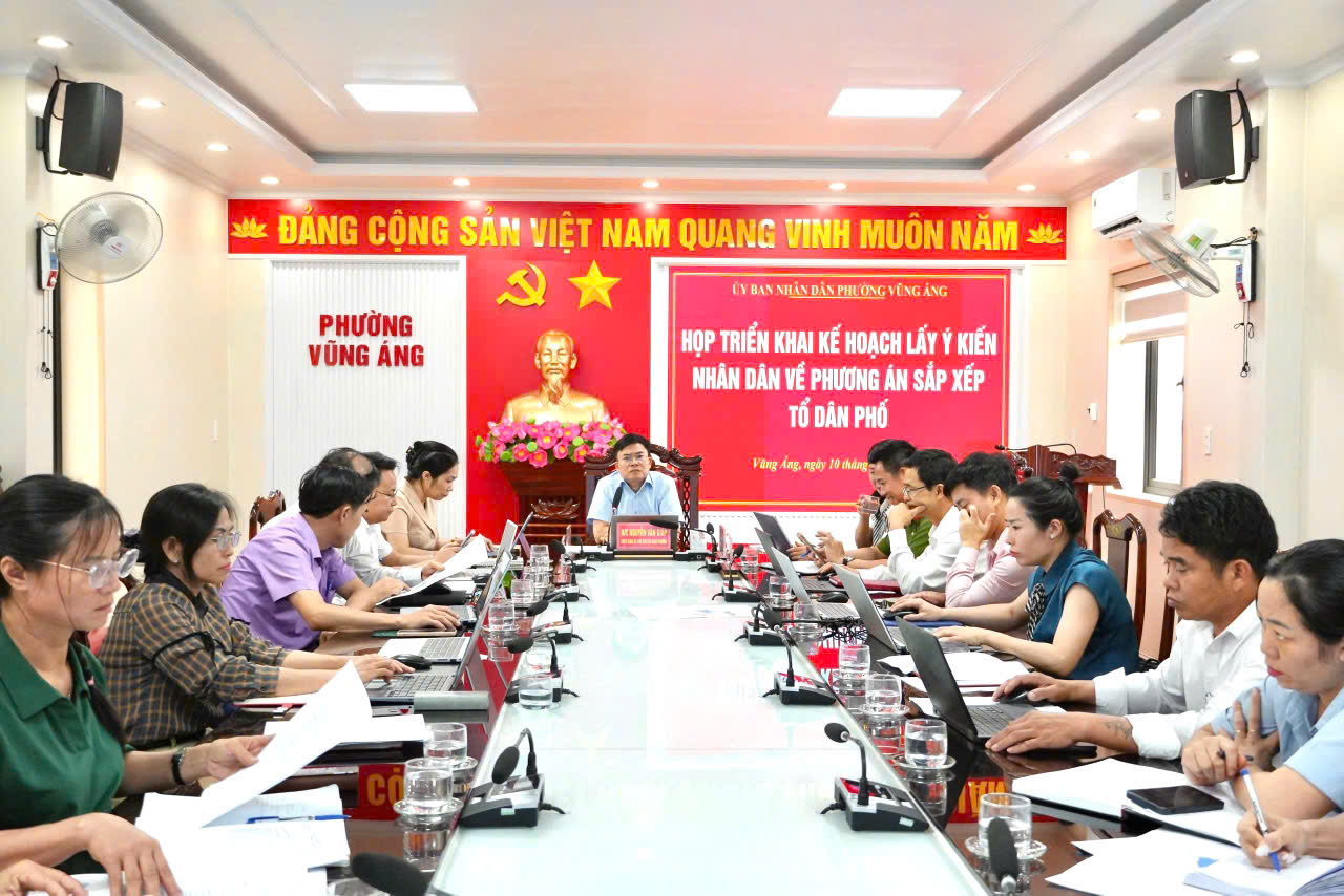 PHƯỜNG VŨNG ÁNG TỔ CHỨC HÒA GIẢI TRANH CHẤP ĐẤT ĐAI THEO ĐƠN ĐỀ NGHỊ CỦA CÔNG DÂN
