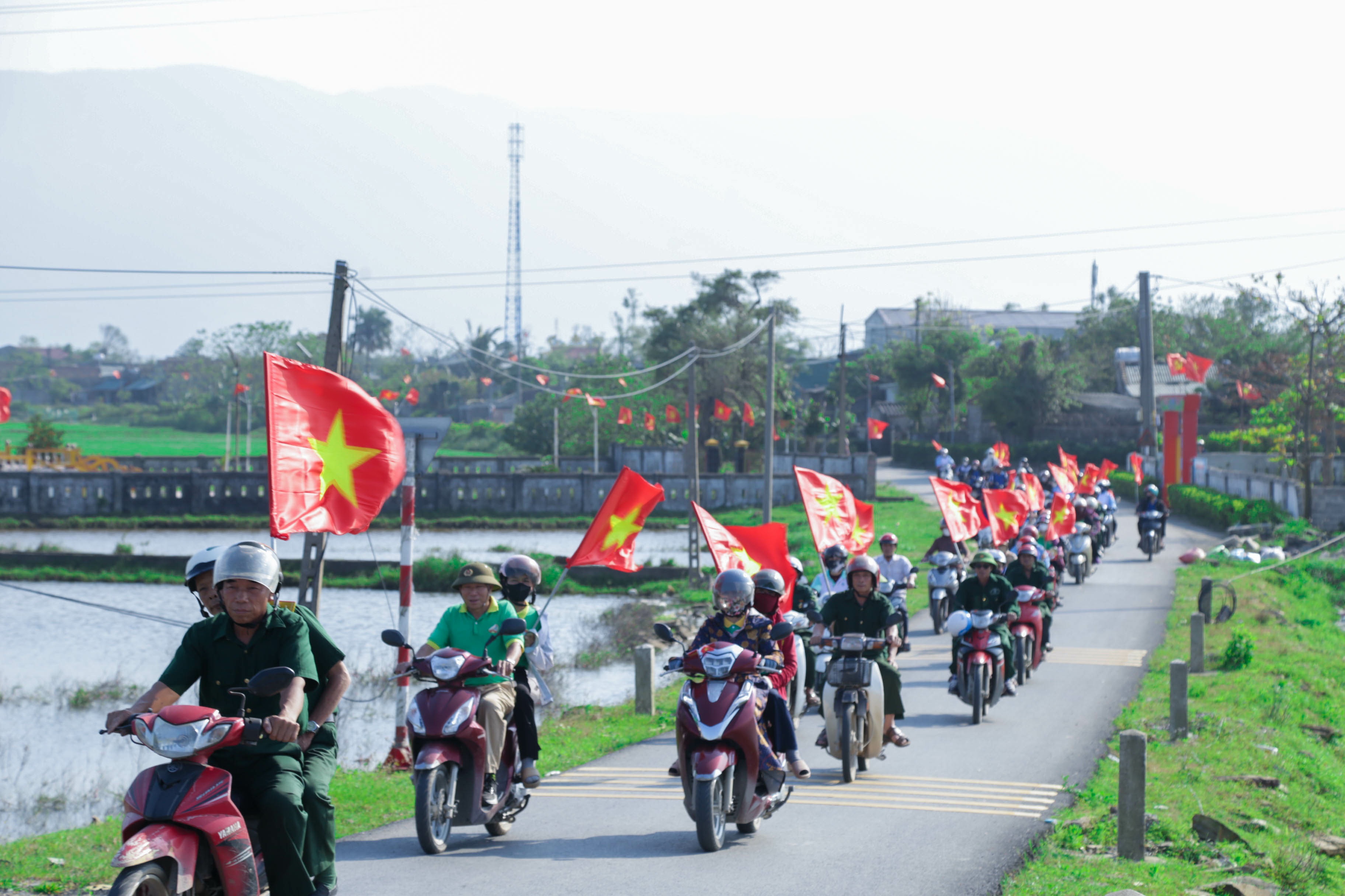 KHÍ THẾ TUYÊN TRUYỀN BẦU CỬ LAN TỎA KHẮP PHƯỜNG VŨNG ÁNG