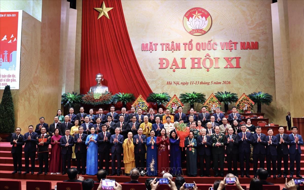 THÔNG CÁO BÁO CHÍ KẾT QUẢ ĐẠI HỘI ĐẠI BIỂU TOÀN QUỐC MẶT TRẬN TỔ QUỐC VIỆT NAM LẦN THỨ XI, NHIỆM KỲ 2026 -  2031.
