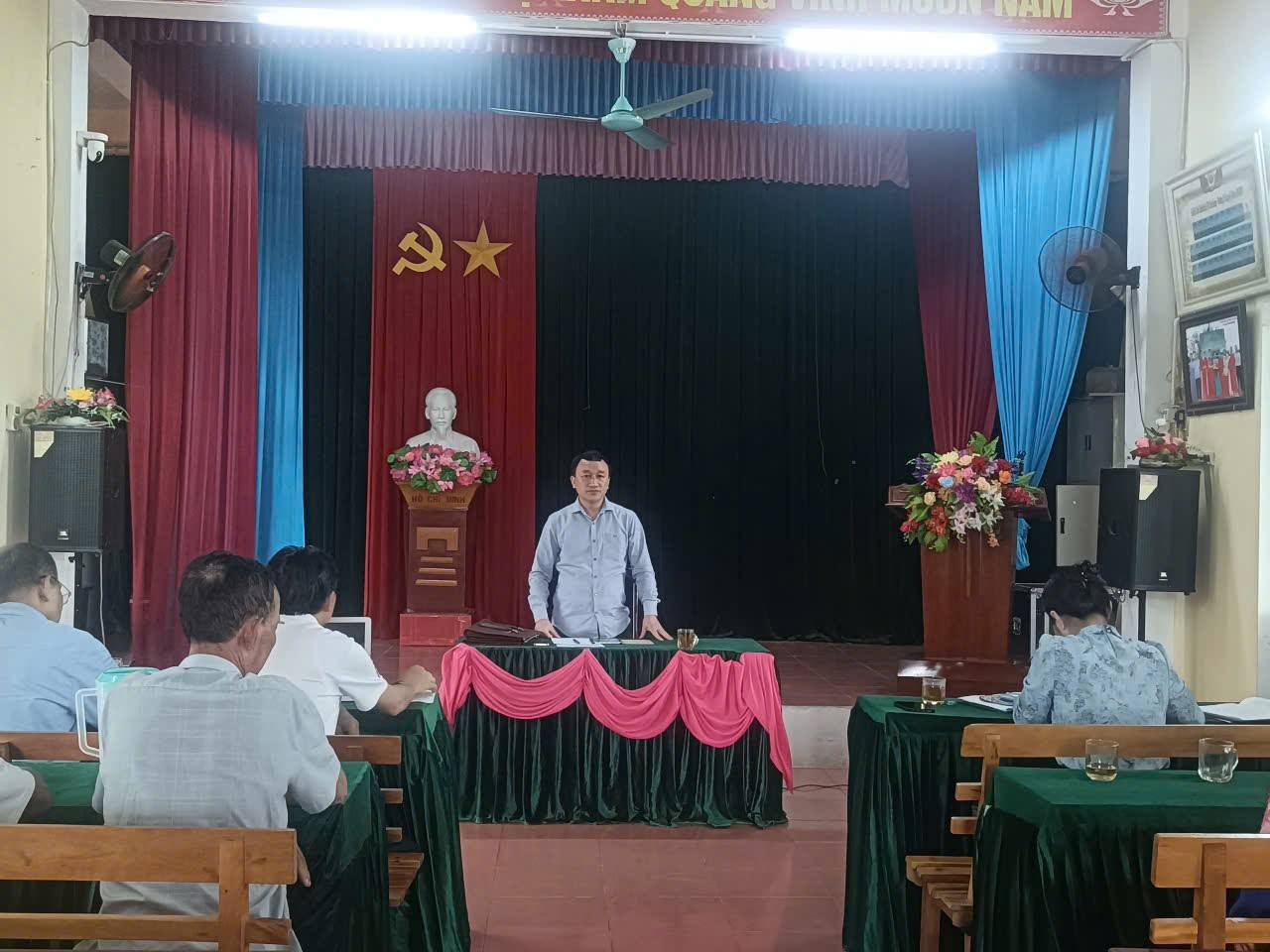 ĐỒNG CHÍ BÍ THƯ ĐẢNG ỦY - CHỦ TỊCH HĐND PHƯỜNG KIỂM TRA, LÀM VIỆC TẠI TDP LIÊN GIANG
