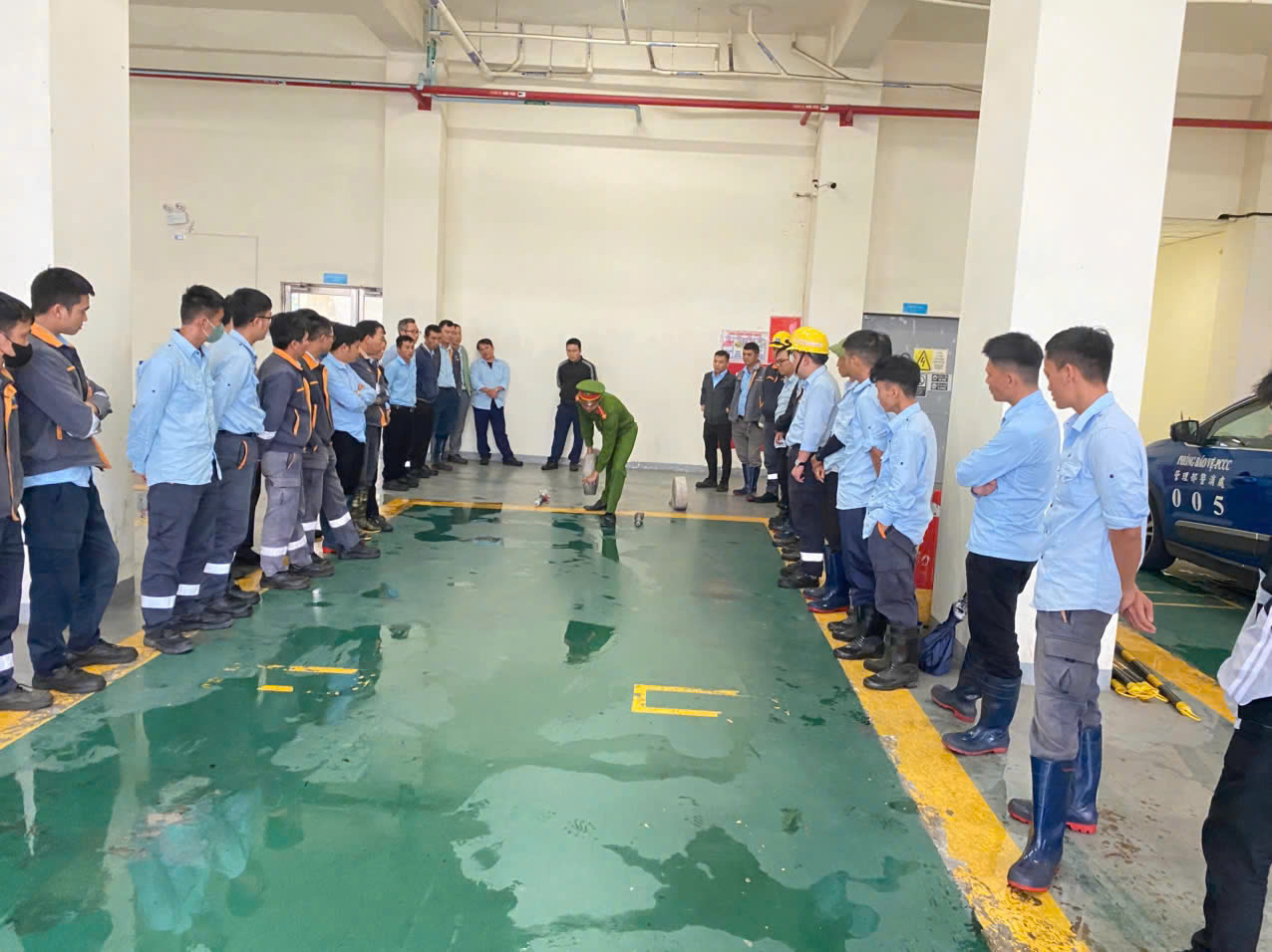 FORMOSA HÀ TĨNH CHỦ ĐỘNG LÀM TỐT CÔNG TÁC HUẤN LUYỆN NGHIỆP VỤ PCCC VÀ CNCH