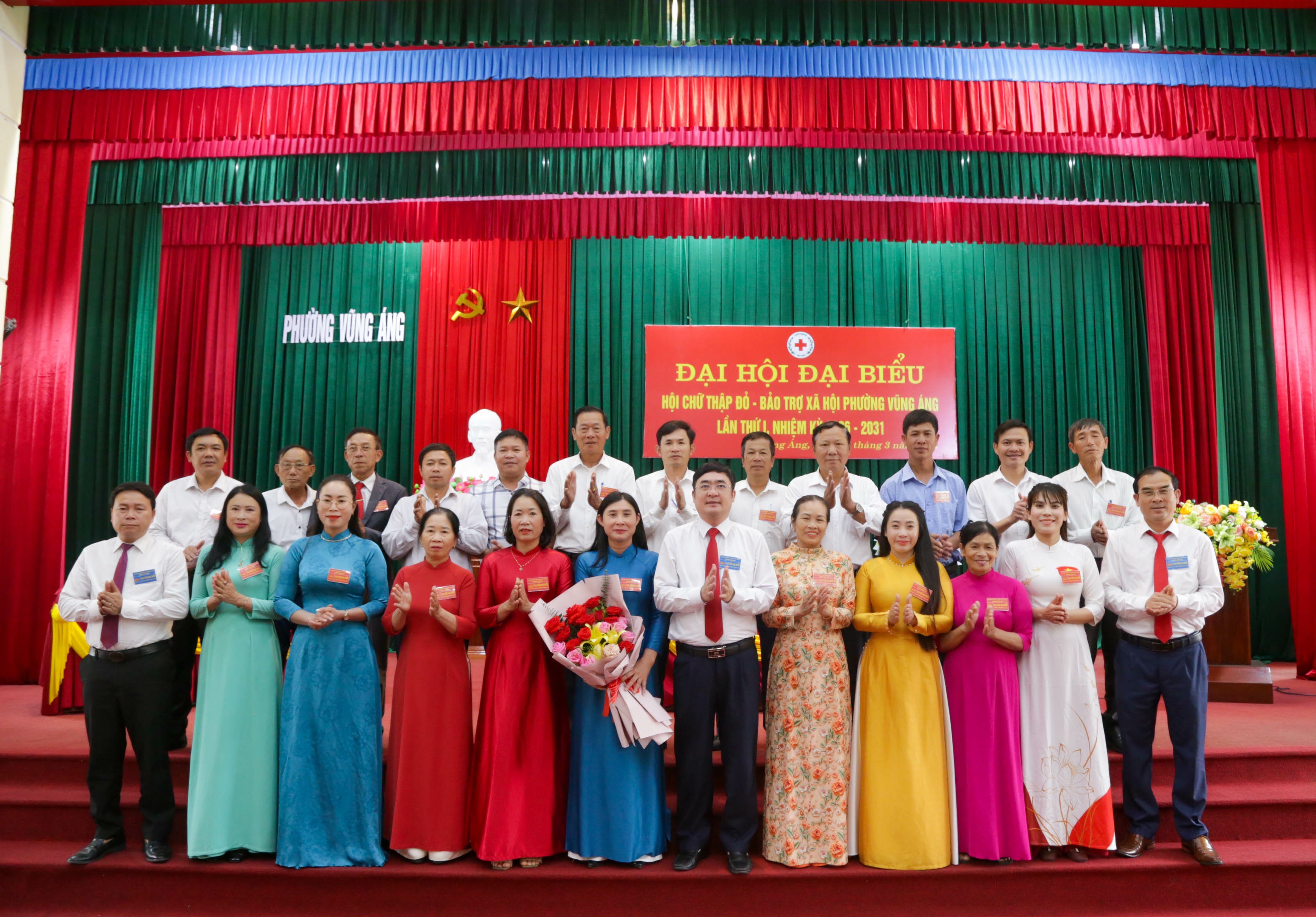 ĐẠI HỘI ĐẠI BIỂU HỘI CHỮ THẬP ĐỎ - BẢO TRỢ XÃ HỘI PHƯỜNG VŨNG ÁNG LẦN THỨ I, NHIỆM KỲ 2026 – 2031 THÀNH CÔNG TỐT ĐẸP