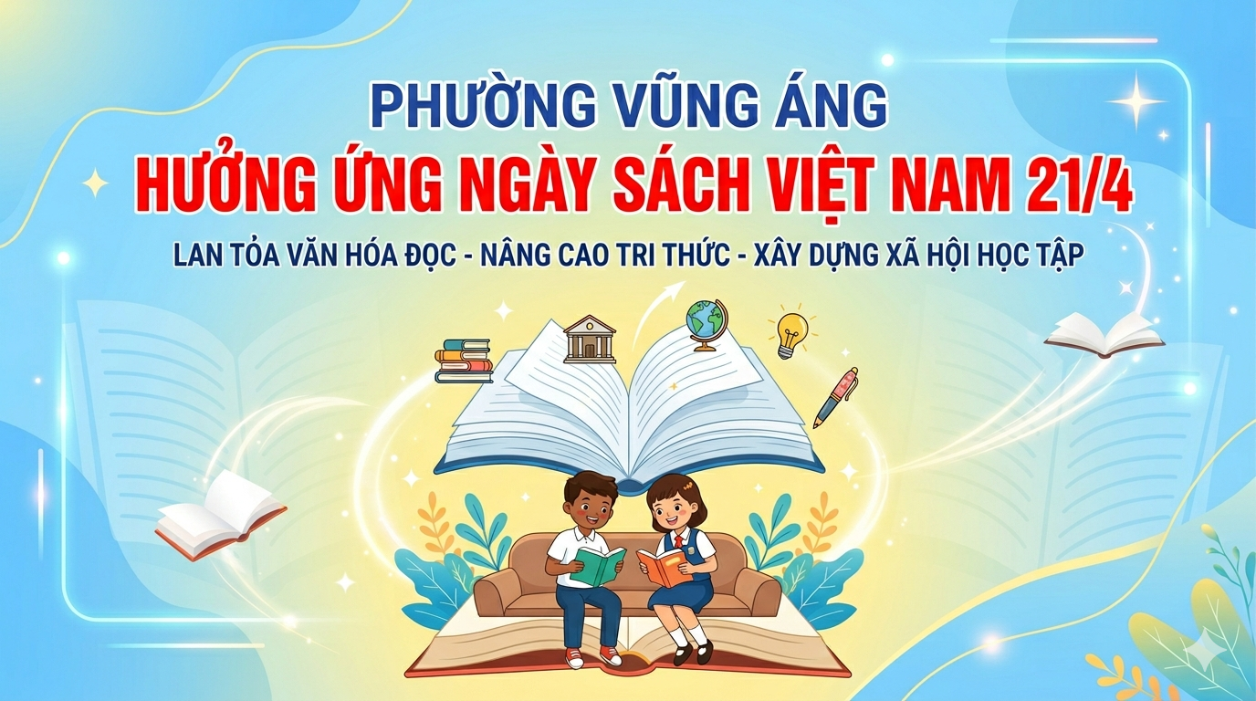 CÁC TRƯỜNG HỌC PHƯỜNG VŨNG ÁNG SÔI NỔI HƯỞNG ỨNG NGÀY SÁCH VÀ VĂN HÓA ĐỌC VIỆT NAM