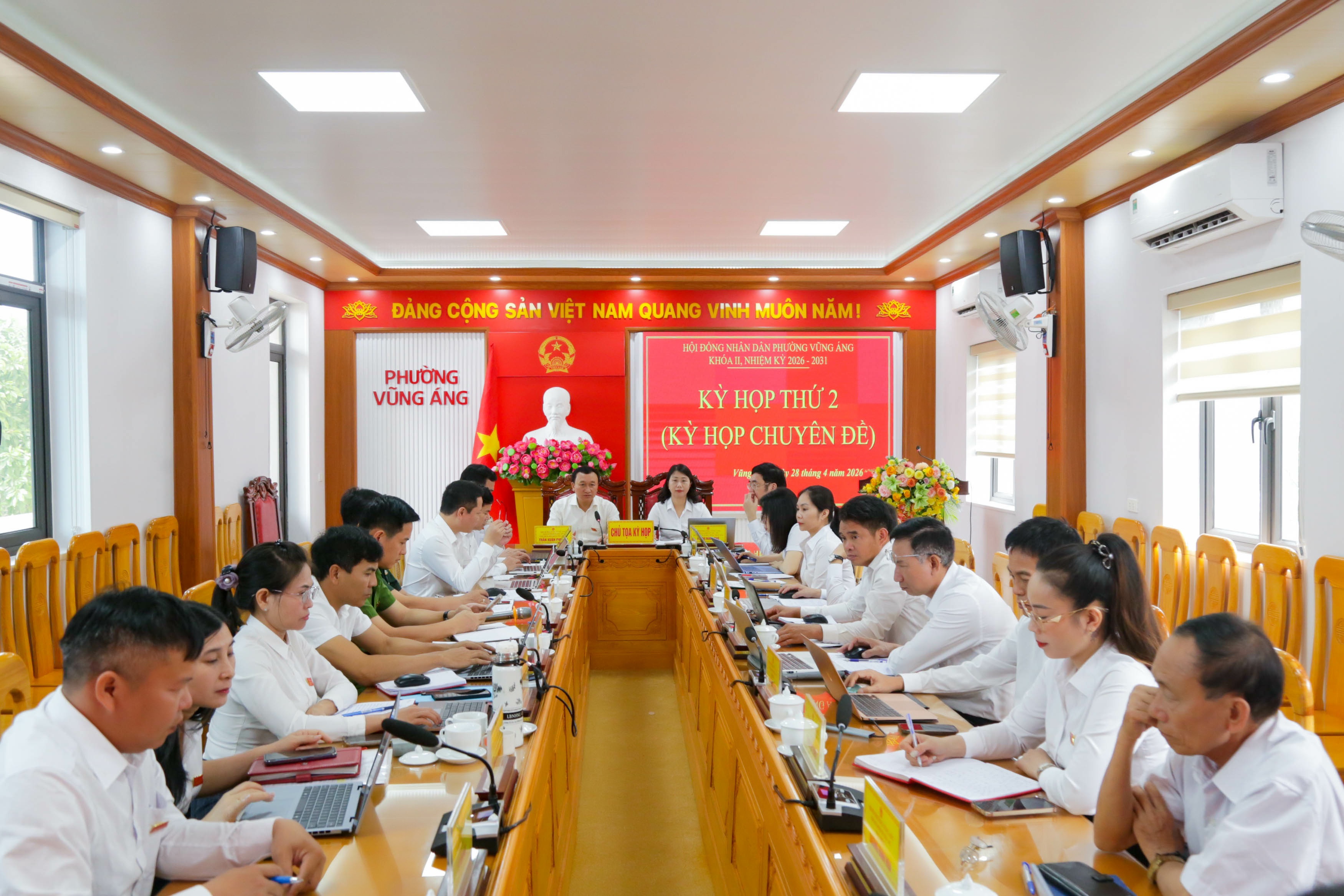 HĐND phường Vũng Áng tổ chức kỳ họp thứ 2 (Kỳ họp chuyên đề)