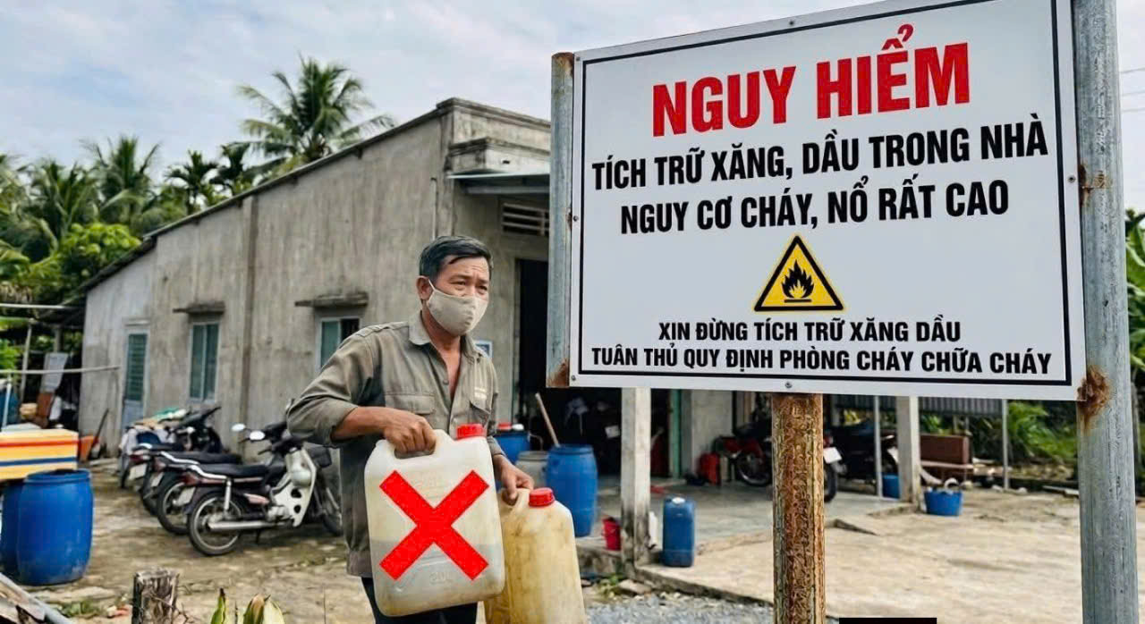 Khi xảy ra cháy xăng, dầu cần xử lý như thế nào?