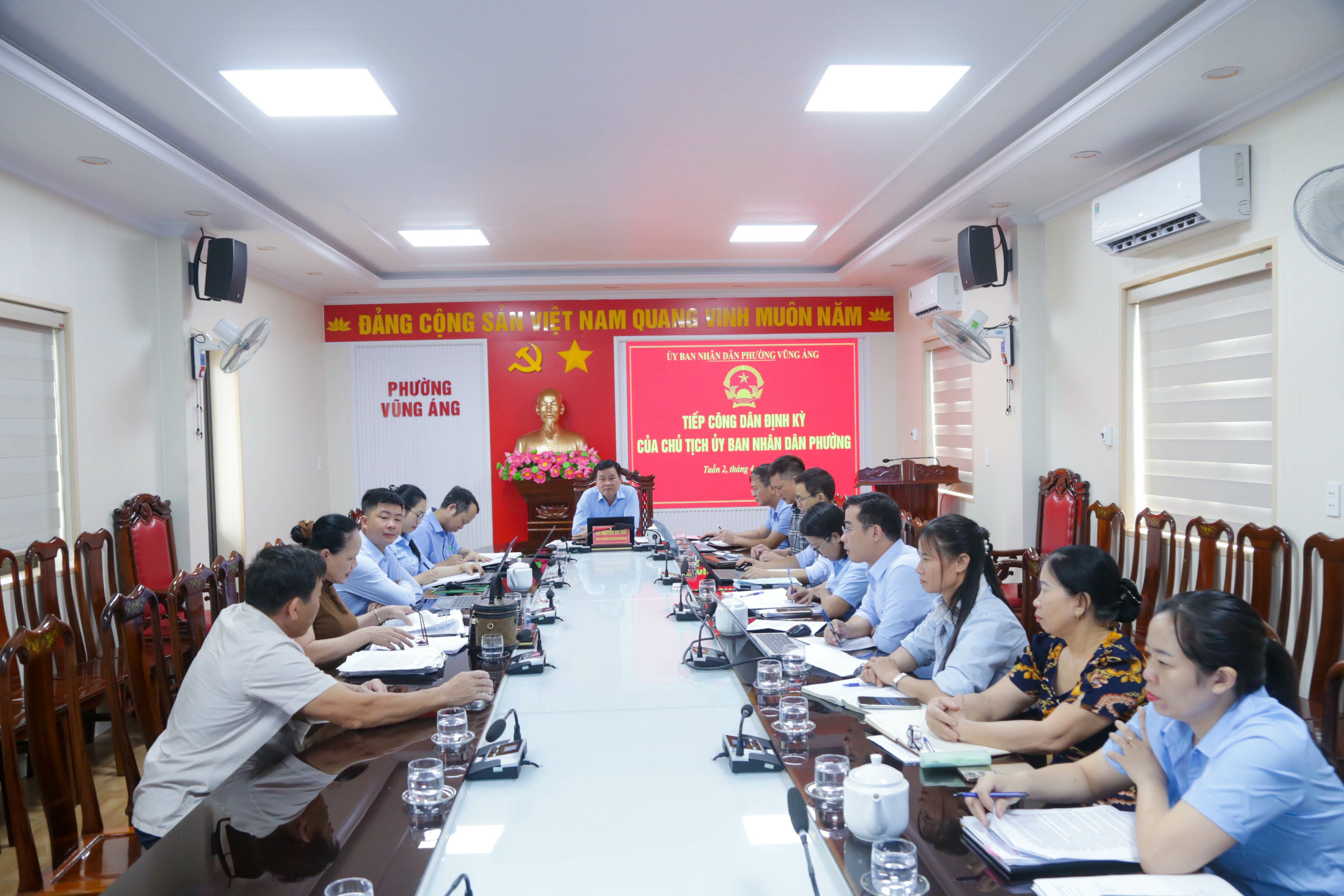 PHƯỜNG VŨNG ÁNG TỔ CHỨC TIẾP CÔNG DÂN ĐỊNH KỲ TUẦN 2 THÁNG 4 NĂM 2026