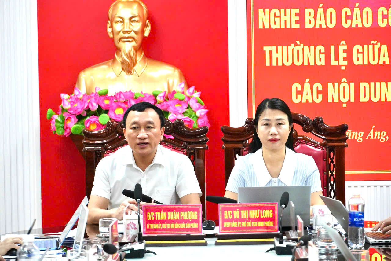 THƯỜNG TRỰC HĐND PHƯỜNG VŨNG ÁNG TỔ CHỨC PHIÊN HỌP CHUẨN BỊ KỲ HỌP THƯỜNG LỆ GIỮA NĂM 2026