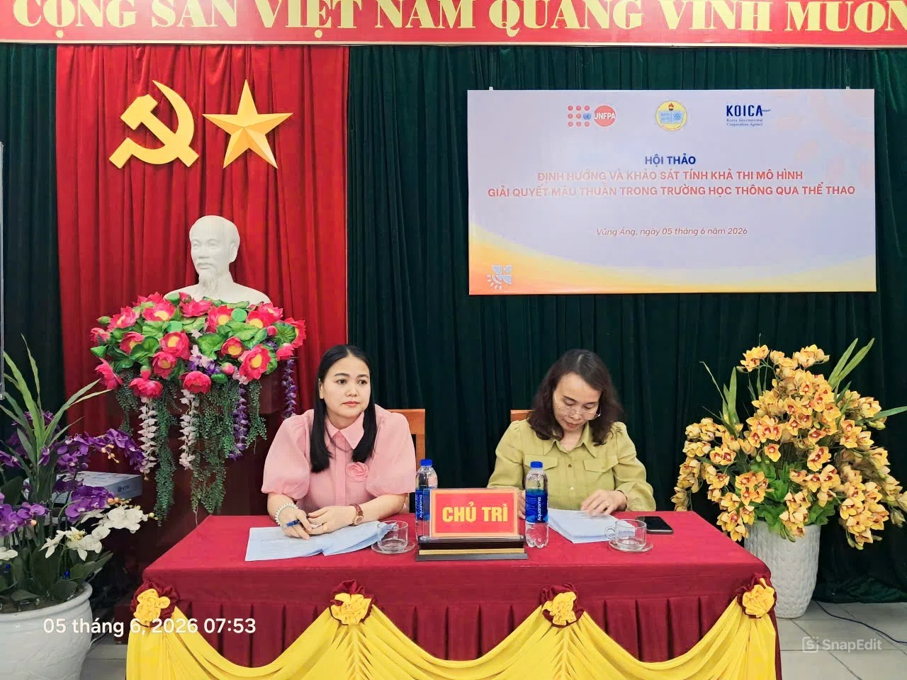 THẢO LUẬN VỀ TÍNH KHẢ THI CỦA CHƯƠNG TRÌNH GIẢI QUYẾT MÂU THUẪN TRONG TRƯỜNG HỌC QUA THỂ THAO TẠI HÀ TĨNH