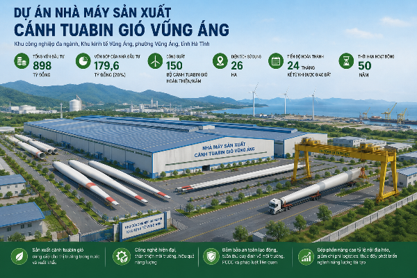 KHU KINH TẾ VŨNG ÁNG ĐÓN DỰ ÁN GẦN 900 TỶ ĐỒNG