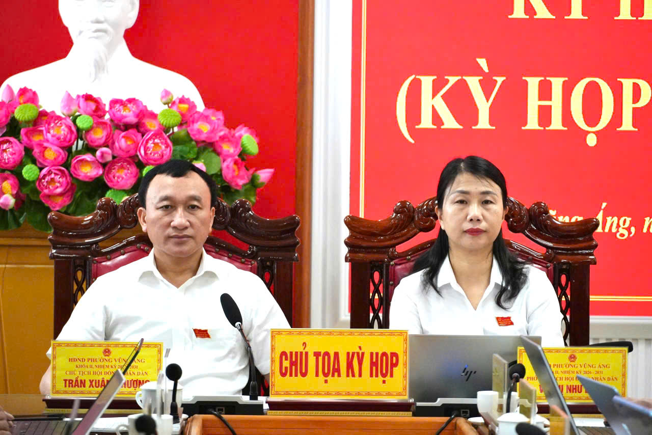 HĐND PHƯỜNG VŨNG ÁNG TỔ CHỨC KỲ HỌP THỨ 3 (KỲ HỌP CHUYÊN ĐỀ) KHÓA II, NHIỆM KỲ 2026 - 2031