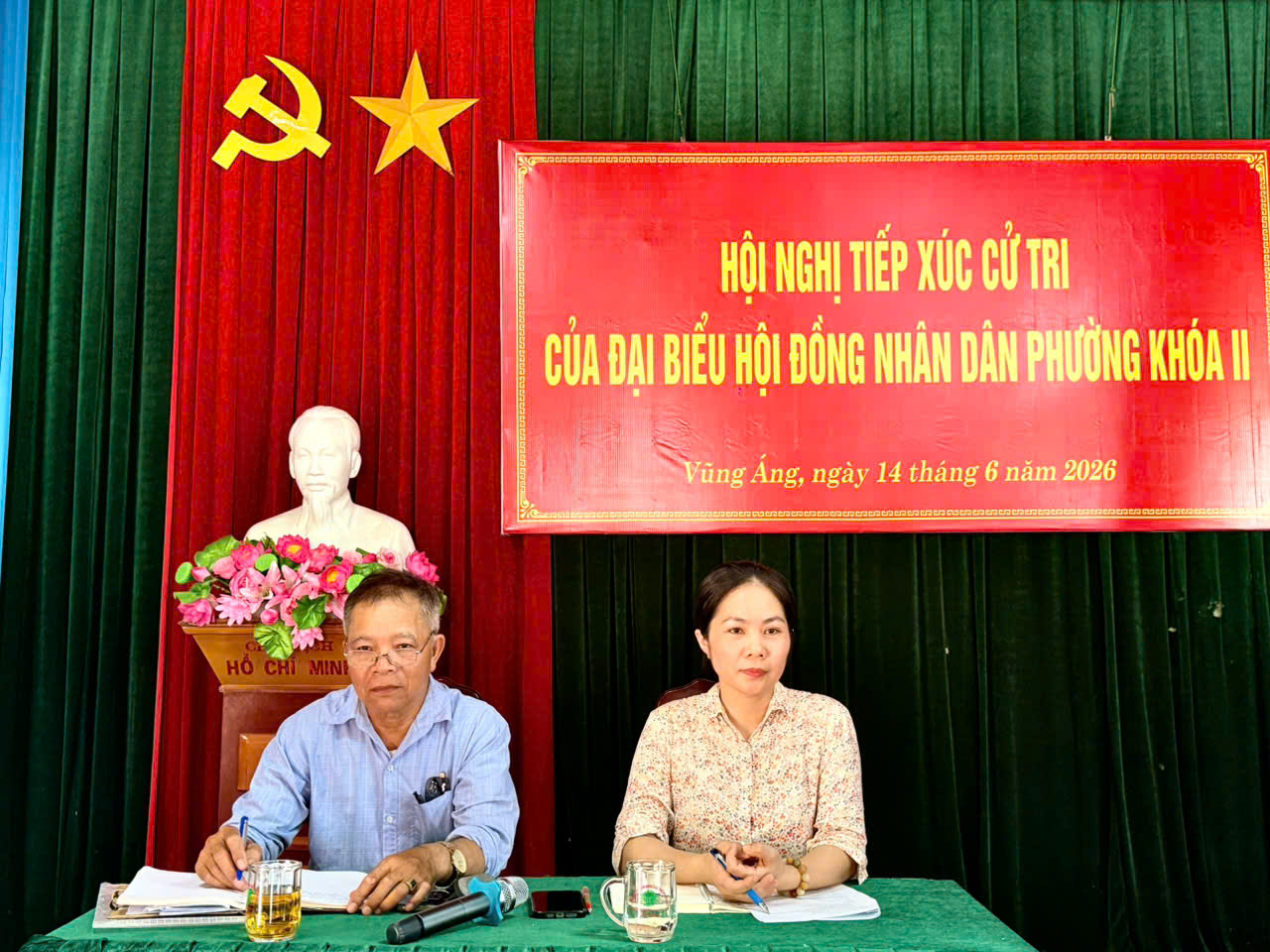 TỔ ĐẠI BIỂU SỐ 5 - HĐND PHƯỜNG VŨNG ÁNG TIẾP XÚC CỬ TRI TRƯỚC KỲ HỌP THƯỜNG LỆ GIỮA NĂM 2026