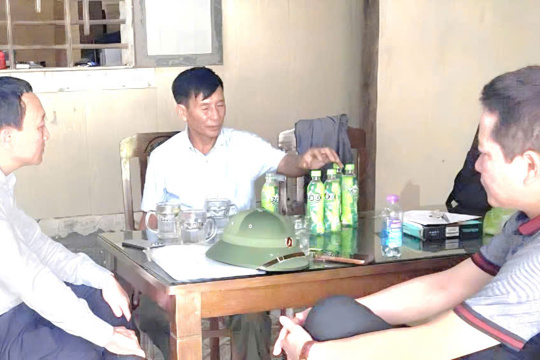 Hội đồng bồi thường, hỗ trợ, tái định cư phường Vũng Áng kiểm kê, kiểm đếm đất đai, tài sản bị ảnh hưởng bởi Dự án.