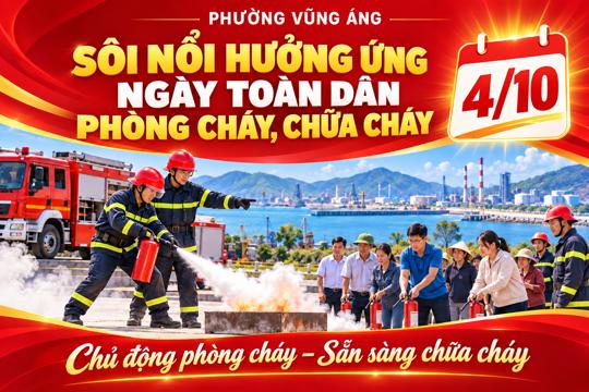 Sôi nổi hưởng ứng ngày toàn dân PCCC 4/10 trên địa bàn