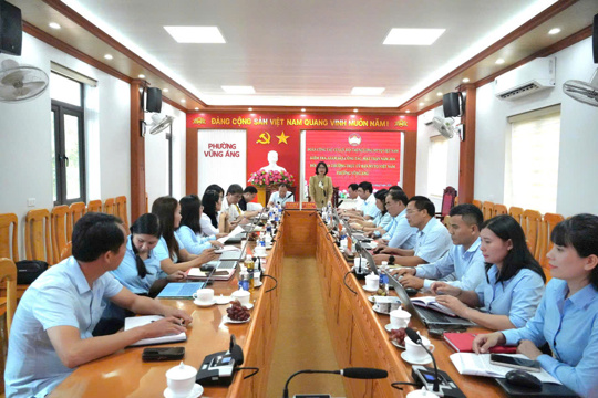  Ủy ban TW Mặt trận Tổ quốc Việt Nam kiểm tra, giám sát công tác mặt trận năm 2026 ở phường Vũng Áng.