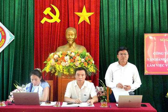 Đoàn kiểm tra của Sở Giáo dục và Đào tạo Hà Tĩnh kiểm tra công tác sắp xếp và tình hình vận hành cơ sở giáo dục sau sắp xếp ở phường Vũng Áng.