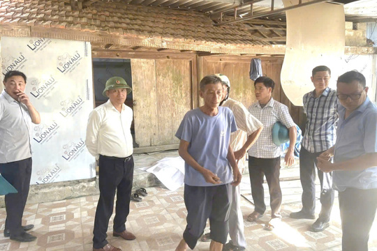Đồng thuận trong kiểm đếm, giải phóng mặt bằng, di dời dân ở Tổ dân phố Cảnh Trường, Trường Yên ở phường Vũng Áng. 