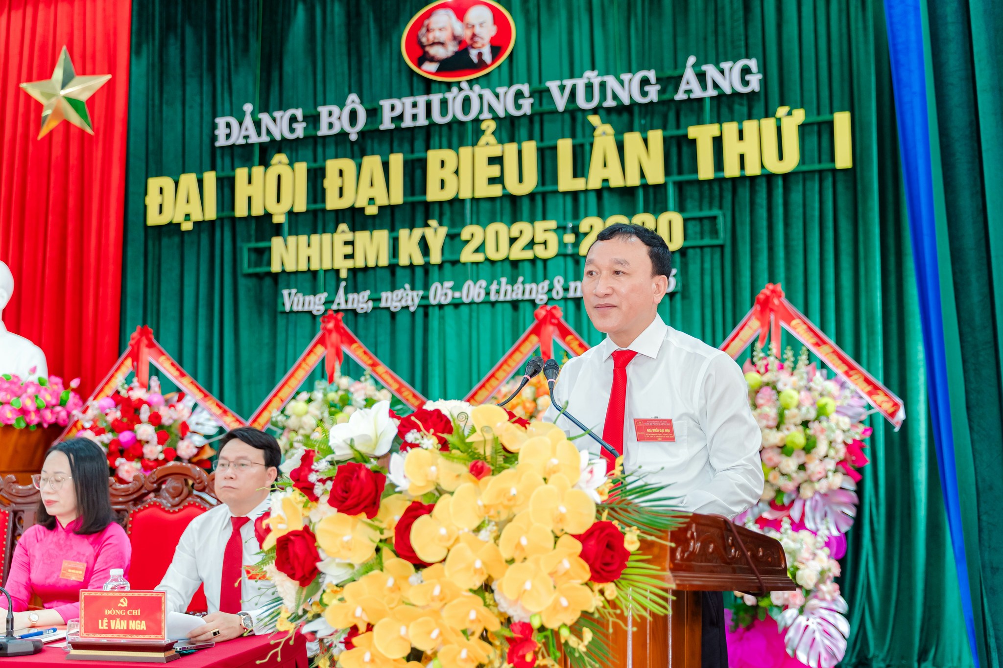 ĐẢNG BỘ PHƯỜNG VŨNG ÁNG TỔ CHỨC THÀNH CÔNG ĐẠI HỘI LẦN THỨ I, NHIỆM KỲ 2025 - 2030  
