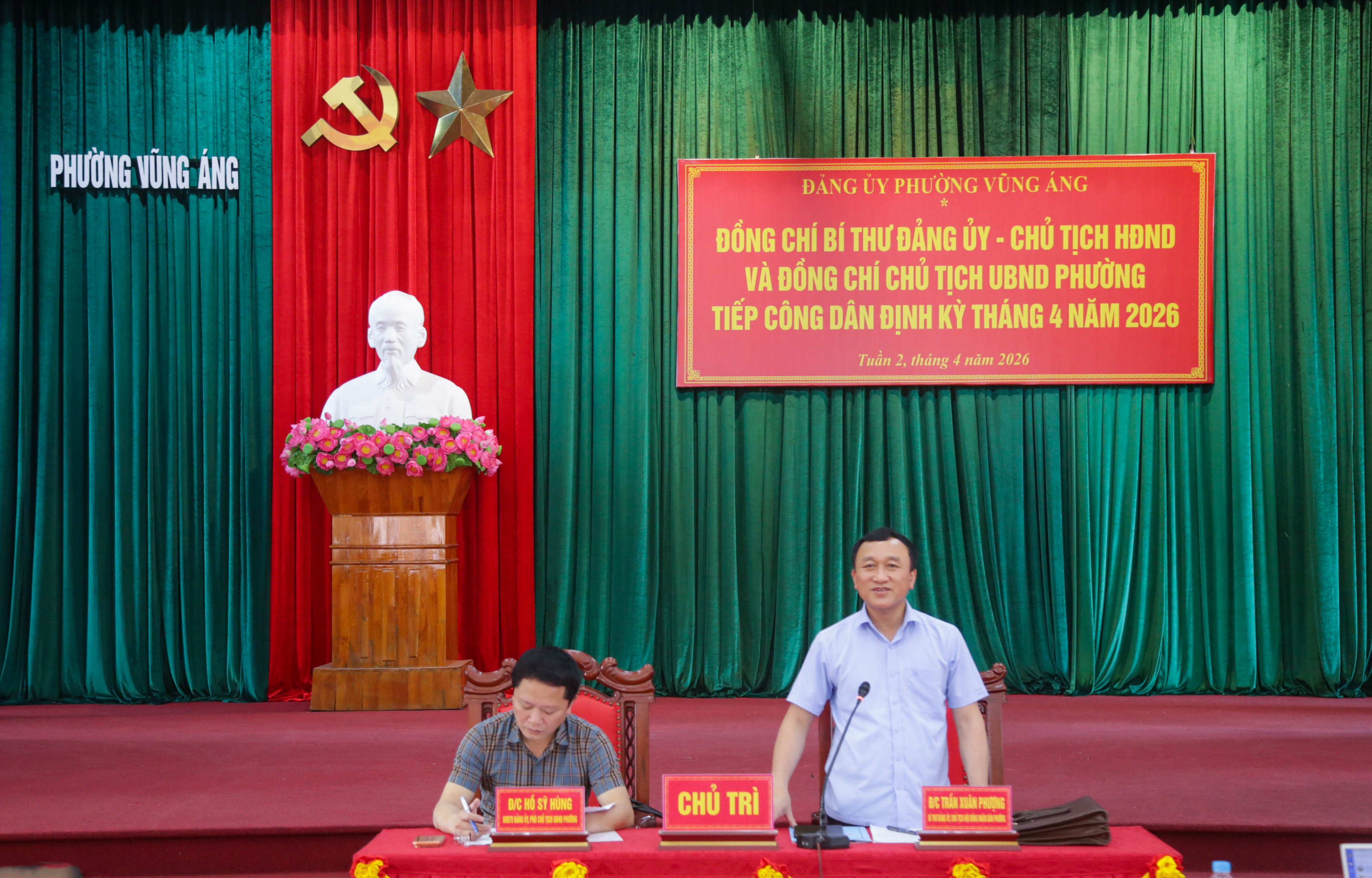 PHƯỜNG VŨNG ÁNG TIẾP CÔNG DÂN ĐỊNH KỲ THÁNG 4 NĂM 2026